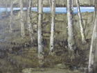 Pat Barkman painting, "Elk Lake"