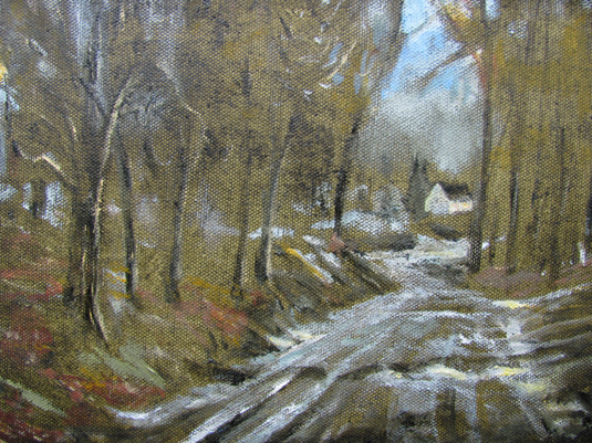 Pat Barkman painting, "Ridge Line"