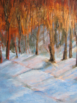 Pat Barkman painting, "Avalanche Pass"